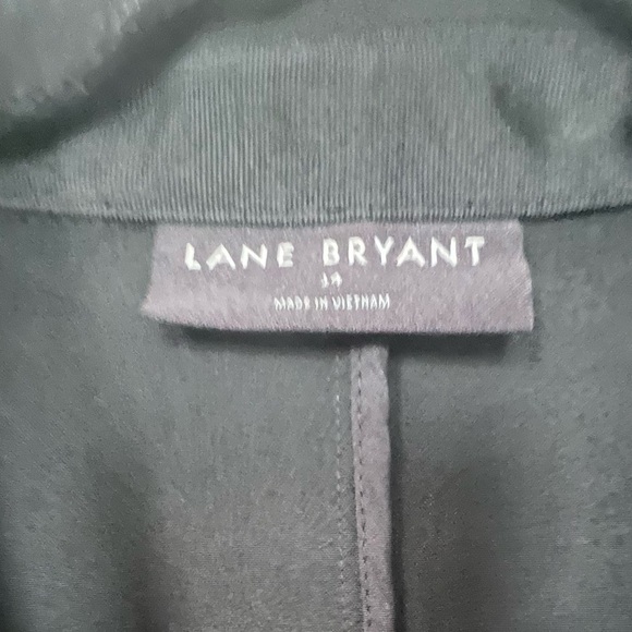 Like New! Lane Bryant Perfect Drape Blazer, Size 14, Black - Picture 7 of 8